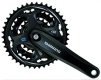 Система Shimano Altus, M311, 175мм, Кв, 48/38/28T, черный