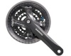 Система Shimano Acera, M361, 170мм, Кв, 48/38/28T, защ, черный