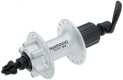 Втулка задняя Shimano, M475, 36 отв, 8/9 ск, 6-болт, QR 166мм, серебро