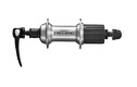 Втулка задняя Shimano Deore, T610, 36 отв, 8/9/10ск, QR, сереброо