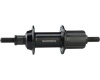 Втулка задняя Shimano TX500, v-br, 36 отв, 8/9, гайки, old:135мм, ось 185мм, черный