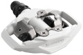 Педали Shimano, M530, SPD, с шипами, белый