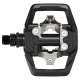 Педали Shimano ME700, SPD, с шипами SH51