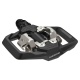 Педали Shimano ME700, SPD, с шипами SH51