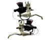 Шифтер/тормозная ручка Shimano Altus, M310, лев/пр, 3x8ск, тр.+оплетк