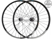 Колесо переднее Shimano R501, 28", клинчер, плоские спицы, с ободной лентой, черный