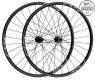 Комплект колес Shimano RS300, 28", 11ск, клинчер, OLD 100/130мм, с об. лен, черный