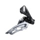 Переключатель передний Shimano Deore, M6000-D, side-swing, direct mount 3x10, верх. тяга, черный
