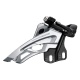 Переключатель передний Shimano Deore, M6000-E, side-swing, E-type 3x10, верх. тяга, черный