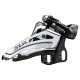 Переключатель передний Shimano SLX, M7020-E 2x11ск, E тип(без BB пластины), side-swing, верхняя тяга