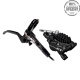Тормоз дисковый Shimano, XT M8000(лев)/BR-M8020(передн), гидролин. 1000мм, без адапт, металл. колод.