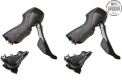 Шифтер/тормозная ручка Shimano ST-RS505, прав/лев, 2x11ск., тросы, оплетка, SM-BH90, масло, калиперы