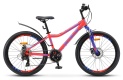 Велосипед STELS Navigator-410 MD 21-sp 24" (13" Неоновый-красный)