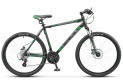 Велосипед STELS Navigator-500 V 26" V030 16" Чёрный/зелёный 2019 (LU093441)