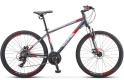 Велосипед STELS Navigator-590 MD 26" K010 16" Серый/салатовый (LU094325)