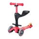 Самокат Mini Micro Deluxe Plus 3 в 1 Красный рубин