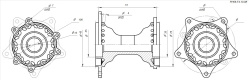 Ступица передняя 50-2F 32H 15мм CNC r BSE PROTON