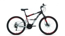 Велосипед Forward ALTAIR MTB FS 26 2.0 disc (26" 18 ск. рост. 18") черный/красный