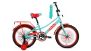 Велосипед FORWARD AZURE 18 (18" 1 ск. ) зеленый\красный