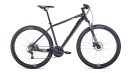 Велосипед FORWARD APACHE 29 3.0 disc 17" черный матовый / серебристый