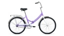 Велосипед FORWARD VALENCIA 24 1.0 фиолетовый\серый 16"