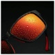 Очки солнцезащитные ROCKBROS 10075. Цвет оправы матово черный. Линзы красные