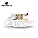 Замок вело ROCKBROS LKXM241 кодовый, со стальным тросом, в форме кошки; белый