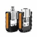 Педали ROCKBROS K502F складные платформы, алюминий; черно-серебристый