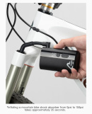 Насос электро ROCKBROS QJCQBM1 мини, Type-C, до 150 PSI; черный