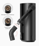 Насос электро ROCKBROS QJCQBM1 мини, Type-C, до 150 PSI; черный