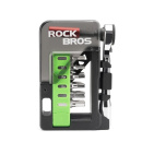 Набор инструментов ROCKBROS TG-T8008, трещотка магнитная с битами; черный/зеленый