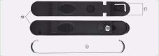 Мультитул ROCKBROS GJ804C 12-в-1; черный