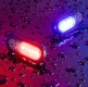 Фонарь задний ROCKBROS , крепеж на заднюю трубу, двойное мигание красным или белым, USB