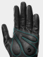 Велоперчатки ROCKBROS Reflective черные. Длинные пальцы. Кожаные со светоотражателями