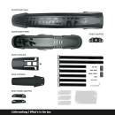 Комплект крыльев SKS MUDROCKER, цвет Черный