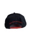 Бейсболка BSE Snapback black-red      