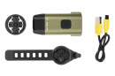 Фонарь передний Moon RIGEL PRO (C3-Army Green), 1000 Лм, 6 режимов, USB‑C (версия 2025)