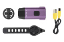 Фонарь передний Moon RIGEL PRO (C5-Orchid Purple), 1000 Лм, 6 режимов, USB‑C (версия 2025)