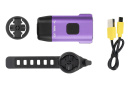 Фонарь передний Moon RIGEL LITE (C5-Orchid Purple), 500 Лм, 6 режимов, USB‑C (версия 2025)