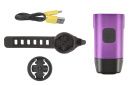 Фонарь передний Moon LEPUS (C5-Orchid Purple), 600 Лм, 6 режимов, USB-C