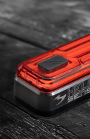 Фонарь велосипедный задний Moon HELIX SENSE 150, 1 диод, 6 режимов, Li-Po 500 mAh, USB-С