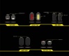 Велофонарь MOON ZIRCON RED LED C1 BLK