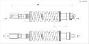 Амортизатор задний 480mm одна регулировка BSE Z4 Z5 Z6 Z6Y M4 RTC 300 RTC 300R Z5Y