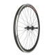 Колесо 24" заднее, обод двойной алюм. б/пист. чёр., втулка стальная, гайка,сер.