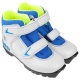 Ботинки лыжные детские TREK Snowrock2 белый (лого синий) NNN