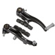 Тормоз v-brake STG 7 HJ-612AD7-BK (в компл. входит: 2 тормозных рычага , 2-е колодки) черныйЗадние