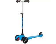 Самокат Novatrack Disco-kids Basic для детей, свет.колеса PU пер.120*24 задн.76*24мм