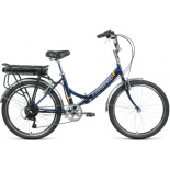 Электровелосипед Forward RIVIERA 24 250w (рост 16") 2021, черный, 1BKW1E141001