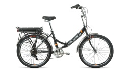 Электровелосипед Forward RIVIERA 24 250w (рост 16") 2021, темно-синий, 1BKW1E141002