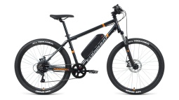 Велосипед Forward CYCLONE 26 2.0 disc 250w (рост 17") 2021, серый, 1BKW1E167001